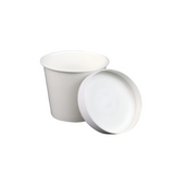 CCF 10OZ(D96MM) Soup Paper Container - White 500 Pieces/Case