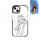 Custom Line Art Phone Case(Transparent)