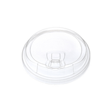 CCF 12-24OZ(D98MM) PET Plastic Strawless Lock-Back Dome Lid For PET Plastic Cup - 1000 Pieces/Case