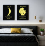 50% OFF Custom Art Frame/ REAL MOON PHASE - For Mother's Day Gift