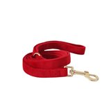 winterberry red velvet leash