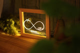 Personalized Infinity Night Light - Infinity Shape with Name - Romantic Gift for Couples - Engagement Gift - Wedding Gift - Anniversary Gift