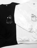 👻Halloween Best Matching Couples Embroidered Hoodie/Crewneck 👻