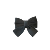 tuxedo black velvet bow