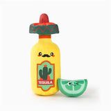 tequila squeaker dog toy