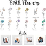 Personalized Birth Flower Garden Stone - A Perfect Mother's Day Gift