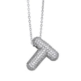 Bubble Initial Necklace