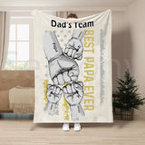 Best Dad Ever - Personalized Blankets