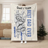 Best Dad Ever - Personalized Blankets