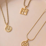 50%OFF💗Personalized Unique Design Name Monogram Logo Necklace