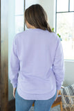 Vintage Wash Pullover by Michelle Mae in Lavender