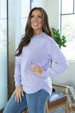 Vintage Wash Pullover by Michelle Mae in Lavender