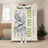 Best Dad Ever - Personalized Blankets