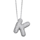 Bubble Initial Necklace