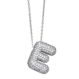 Bubble Initial Necklace