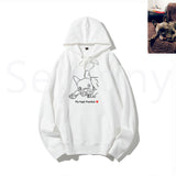 Seplony™ Personalized Photo Line Drawing Printed Hoodie / Crewneck