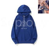 Seplony™ Personalized Photo Line Drawing Embroidered Hoodie