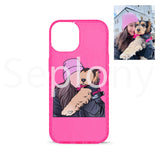 Custom painted art mobile phone case (fluorescent case)