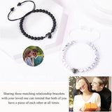 SEPLONY™ Custom Personalized Photo Natural Stones Bracelet