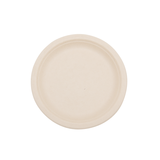 CCF 100% COMPOSTABLE Single Compartment Bagasse Molded Fiber Plate 7" - 1000 Pieces/Case