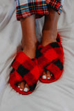 Buffalo Plaid Cozy Slippers