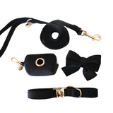 tuxedo black velvet walk set bundle (everything but harness) - $74 value!