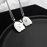 👻Early Halloween Sale 👻 Customized Matching Boos Necklace