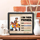 SEPLONY™ I Am Their Father Engraved Wooden Sign