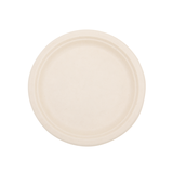 CCF 100% COMPOSTABLE Single Compartment Bagasse Molded Fiber Plate 9" - 1000 Pieces/Case