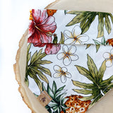 tropical hibiscus dog bandana