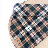 warm timberline flannel dog bandana