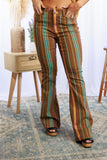 Astrid Judy Blue Striped Flares