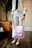 THE AVA CONVERTIBLE BAG/BACKPACK -IN LAVENDER