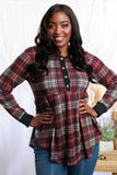 Boysenberry Plaid Babydoll