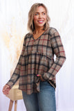 Burrrr-Berry Plaid Babydoll