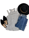 Two In One - Striped Tank