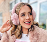 CC Faux Fur Earmuff - Blush