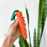 carrot rope toy