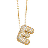 Bubble Initial Necklace