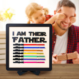 SEPLONY™ I Am Their Father Engraved Wooden Sign