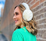 CC Faux Fur Earmuff  - Ivory