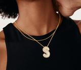 Bubble Initial Necklace