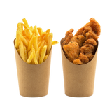 CCF 12OZ French fries/snacks Kraft paper holder - 1000 pieces/case