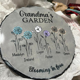 Personalized Birth Flower Garden Stone - A Perfect Mother's Day Gift