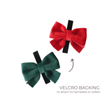 winterberry red velvet bow