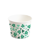 12OZ(D102MM) CCF Design Yogurt Paper Cup (Hot/Cold Use) - 1000 Pieces/Case